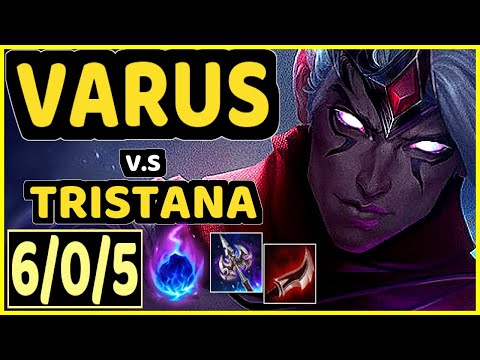 THEUSMA (VARUS) vs TRISTANA - 6/0/5 KDA BOTTOM ADC GAMEPLAY - BR Ranked MASTER