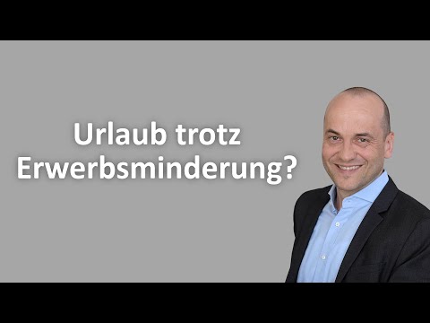 Urlaub trotz Erwerbsminderung?