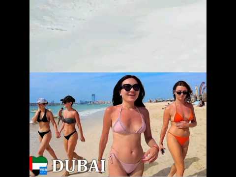 Dubai Marina Beach 🌴🌴