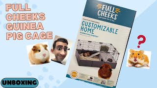Full Cheeks Guinea pig cage Unboxing AND  set up