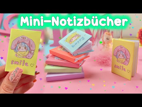 Mini-Notizbücher zum Selbermachen – erstaunliche Bastelideen aus Papier – Zurück zur Schule Tricks
