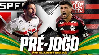 SÃO PAULO X FLAMENGO AO VIVO: VEJA PRÉ-JOGO NA ABERTURA DO BRASILEIRÃO