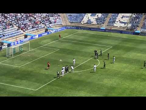 Gol de Caye Quintana en el Recre-Balona