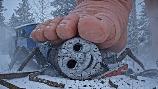 Download lagu I Found A Piece Of Thomas Exe Choo Choo Charles Rusty Snow Train, Total Restoration. Giant Crash mp3