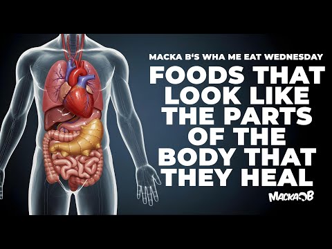 Macka B's Wha Me Eat Wednesdays 'Foods That Look Like The Parts Of The Body That They Heal'