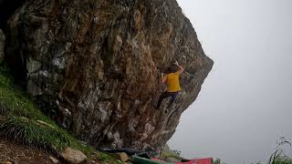 Photo of problem Deadalus direct in Sustenpass boulder Area