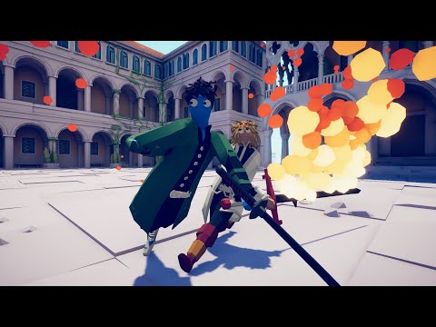 TABS | Kyojuro Rengoku Demon Slayer Vs. Every Faction Totally Accurate Battle Simulator