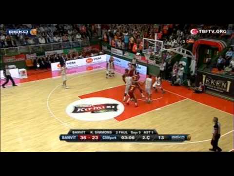 Banvit 86-85 Galatasaray MP  Playoff Final 4.Maç Özeti