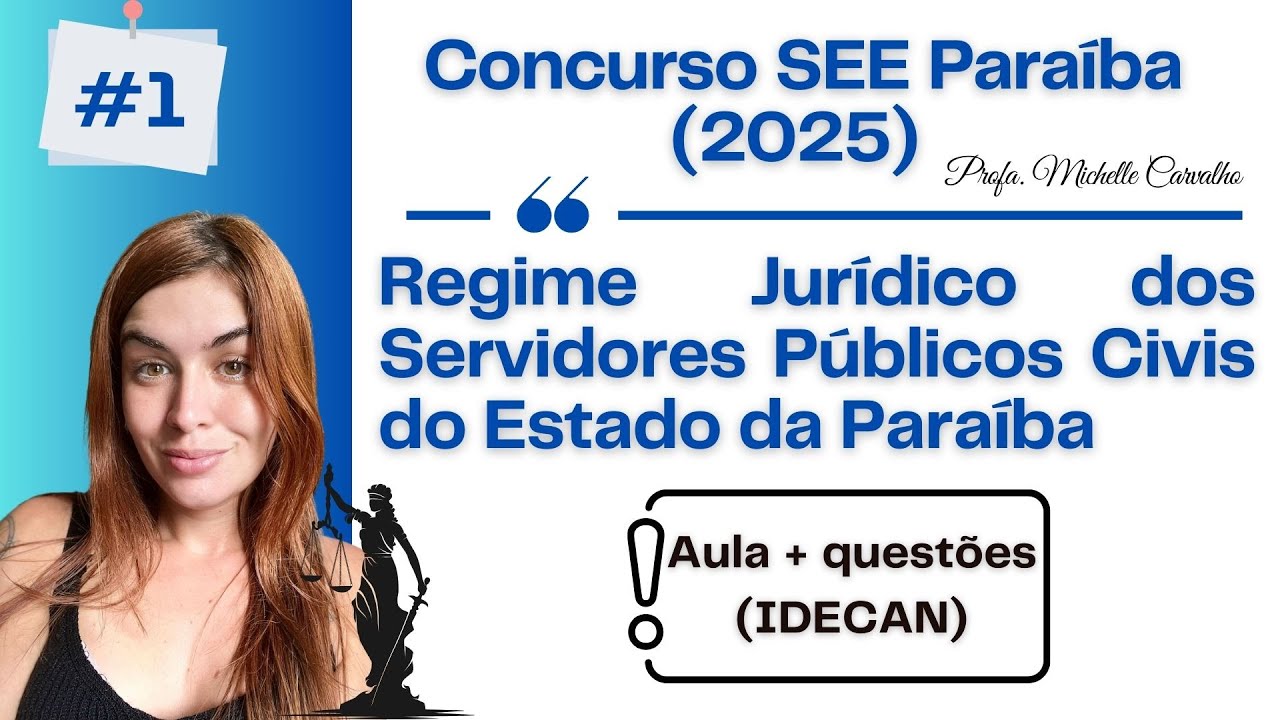 | SEE PB | Legal Regime of Civil Servants of the State of Paraíba - Class 1