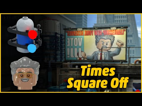 LEGO Marvel Super Heroes | TIMES SQUARE OFF - Minikits & Stan Lee in Peril