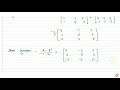 Example 6 Express The Matrix A As The Sum Of A Symmetric And A Skew Symmetric Matrix Where