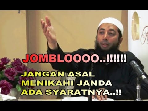 Jangan Asal Menikahi Janda, Ada Syaratnya (Ust. Khalid Basalamah)