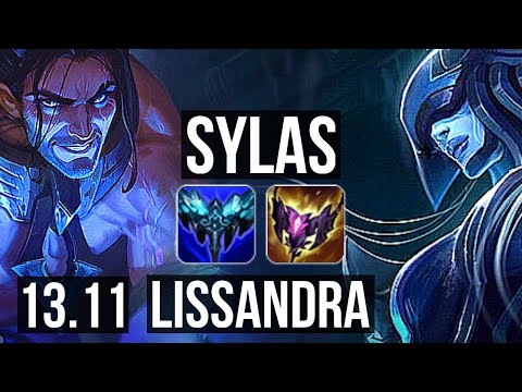 SYLAS vs LISSANDRA (MID) | 7 solo kills, 700+ games | KR Master | 13.11