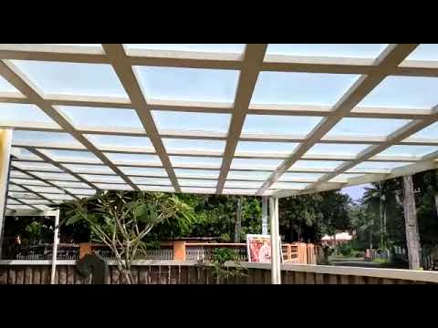 Toughened Glass Roof Installation With Frame, For Office/Home