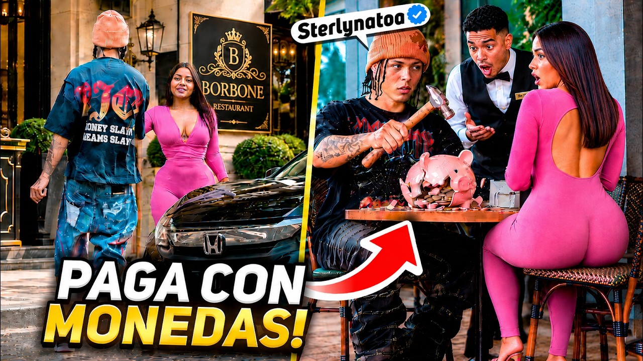 LO HUMILLA POR PAGAR CON MONEDAS EN RESTAURANTE LUJOSO Y TERMINA MAL! (Sterlyn Atoa)