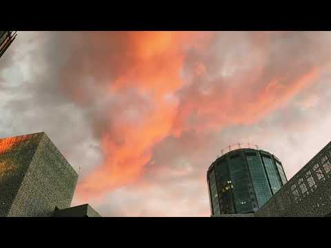 Charming Ural sunset