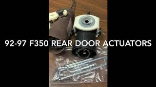 92-97 F350 Door Lock Actuators replacement