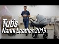 миниатюра 0 Видео о товаре Коляска 2 в 1 Tutis Nanni Leather 2021, Серый + Темно-серый (049)