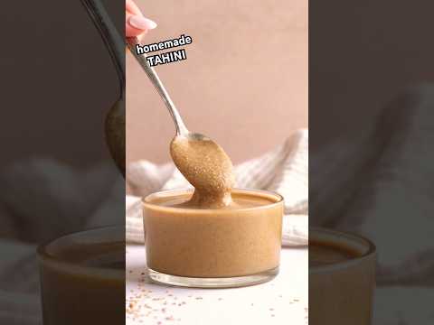 How to make tahini (in 5 minutes!)