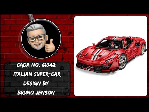Was lange währt, wird gut - CaDA No. 61042 Italian Super-Car - ist nichts für Technic Anfänger