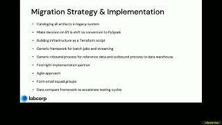 Labcorp Data Platform Journey: From Selection to Go-Live in Six Months