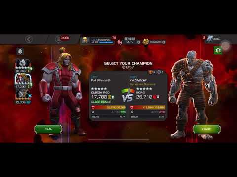 AW - Omega Red VS Korg (miniboss)