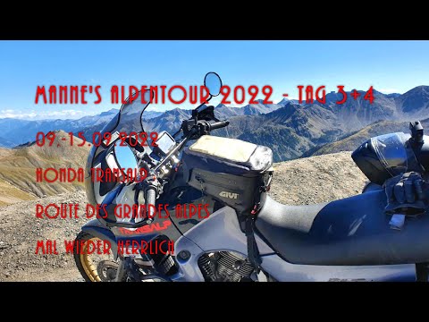 Alpentour 2022 - Tag 3 + 4 - Honda Transalp - Assietta - Col de la Bonette - Menton u. v. m.