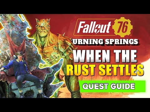 Guida alla missione "Quando la ruggine si deposita" di Fallout 76 (come sbloccare il trono del Re...