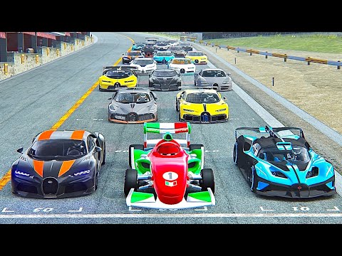 Francesco Bernoulli vs Bugatti Hypercars at Spa