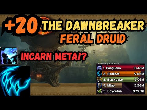 The Dawnbreaker +20 | Feral Druid | TWW Season 3