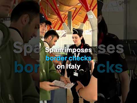 Spain imposes border controls on Italy as migrant row intensifies | DW News