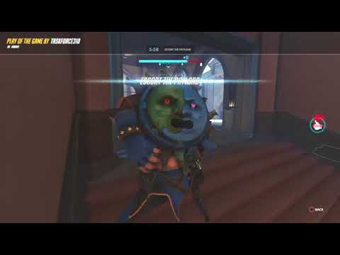 Overwatch: JUNKRAT ~ potg CIRCUS TRICK!!!!!!!!