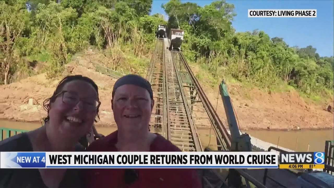 West Michigan couple returns from 9-month ‘Ultimate World Cruise’