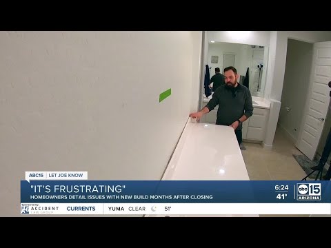 Let Joe Know: Homeowners say issues with Lennar new build linger months after closing