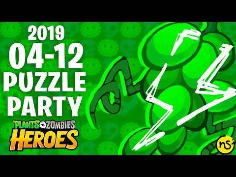 Fiesta de Puzzles (04/12/19) | PvZ Heroes | Reto Diario