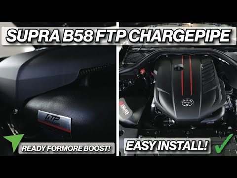 BMW SUPRA B58 CHARGEPIPE INSTALL! FTP MOTORSPORTS.