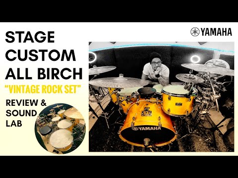 STAGE CUSTOM BIRCH “VINTAGE ROCK SET” 24, 13, 16, 18/ REVIEW & SOUND TEST/ #jeangonzalezdrummer