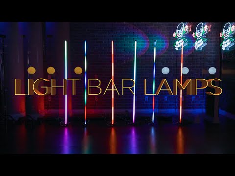 THE LED LIGHT BAR CORNER FLOOR LAMP (RGB Demo & DIY Assembly Guide)