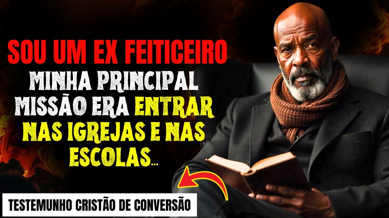 [Testemunho Revelador]EX FEITICEIRO SE CONVERTE, PROMETE A JESUS REVELAR COMO O DIABO MANDA AGIR NAS