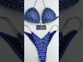 Royal Blue Blazing Bikini Competition Suit (B140)