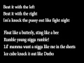 Migos Fight Night Lyrics on screen