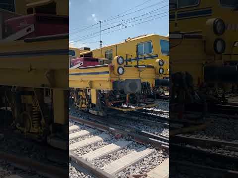 Stopfmaschinen im Doppeleinsatz - HERING Bahnbau in Wiesbaden