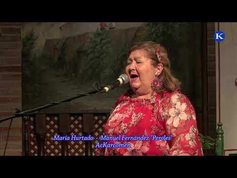Maria Hurtado y Manuel Fdez “Peroles”#LIVIANA XXXVI Concurso Nac Cante #Flamenco Carmona