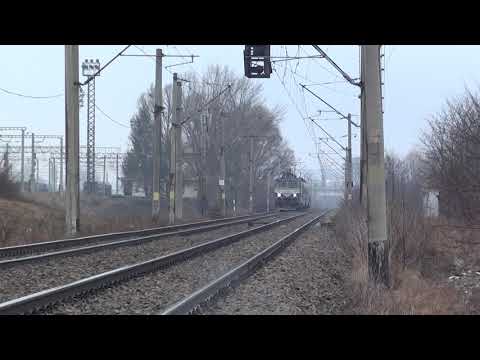 Tren R5604 Suceava Nord - Iasi cu EA655 in zona triaj Suceava - 22.02.2020