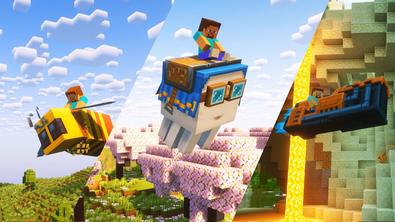 Flying Mount Pack Vol 1! [MythicMobs x ModelEngine]