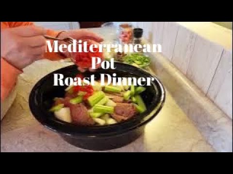 Mediterranean Pot Roast Dinner | Slow Cooker Meal