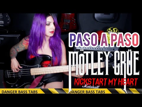 Kickstart My Heart - Mötley Crüe (TUTORIAL & BASS TABS)