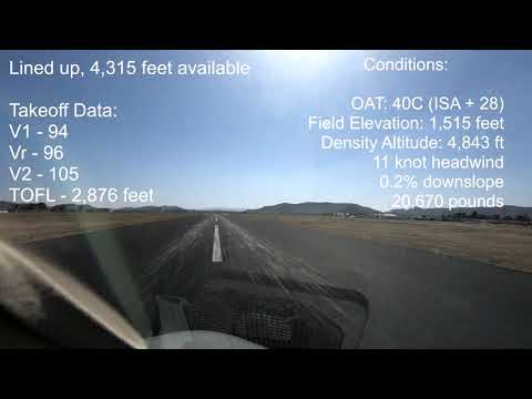 Citation Sovereign | Maximum Performance Takeoff