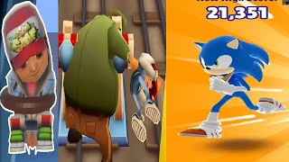 Subway Surfers and Sonic Gameplay HD Special Version - Kim Jenny 100