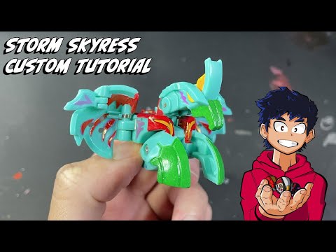 Storm Skyress Anime Colors - Custom Bakugan Tutorial